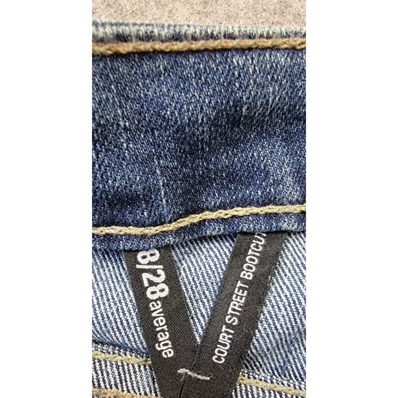 Nine West Jeans Womens 8 Blue Medium Wash Court Street Bootcut 5 Pocket - Picture 6 of 16
